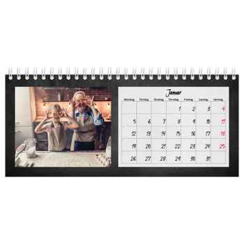 Bordkalender med foto — Tavle bakgrunn
