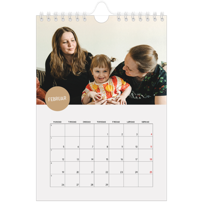 Fotokalender A5 — Fotoklistremerke [Februar]