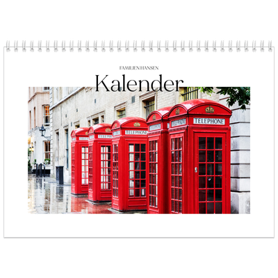 Fotokalender A4 dobbel (30 x 40 cm) — Min reiseskildring [kalender-forside]