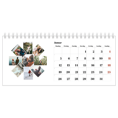 Bordkalendere — Collage shapes [Januar]