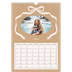 A3 Månedskalender — Ramme med sløyfe [Mars]