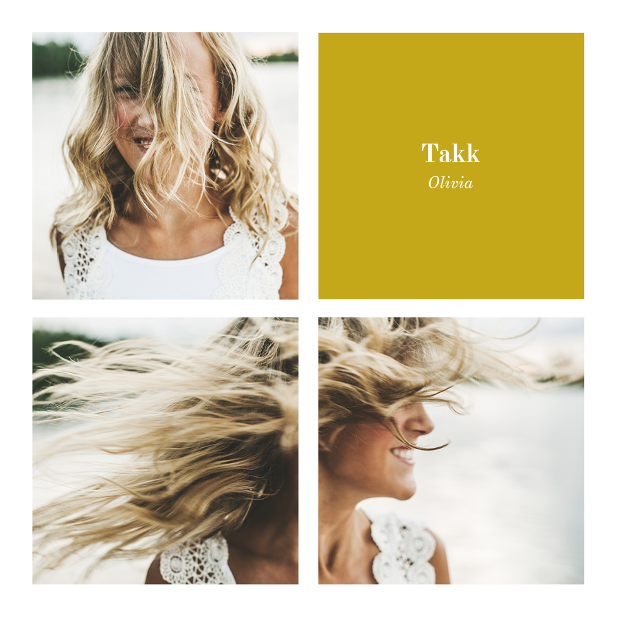 Takkekort — Grid collage