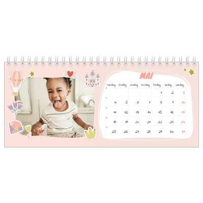 Bordkalendere — Magisk regnbue [kalender-forside]