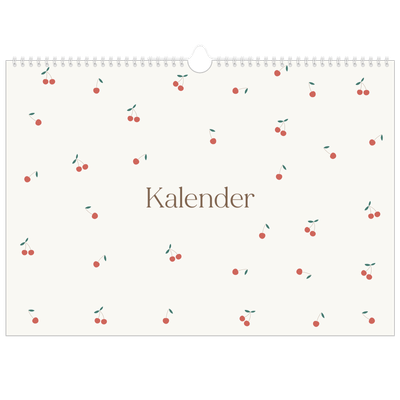 Fotokalender A3 — Kirsebærlykke [kalender-forside]