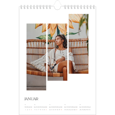 Fotokalender A4 (20 x 30 cm) — Reisebilder [Januar]