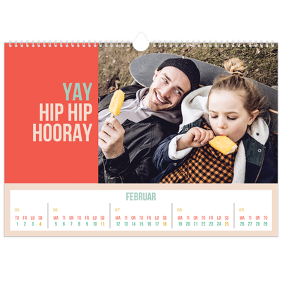 Fotokalender A3 — Lyst og vakkert [Februar]