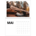 Fotokalender A4 dobbel (30 x 40 cm) — Hvit kalender [kalender-forside]