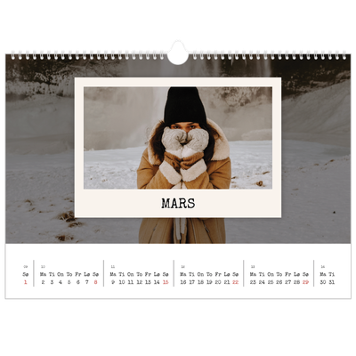 Fotokalender A3 — Portrettredigeringen [Mars]