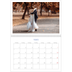 Fotokalender A4 dobbel (30 x 40 cm) — Klassisk kobolt [Mars]