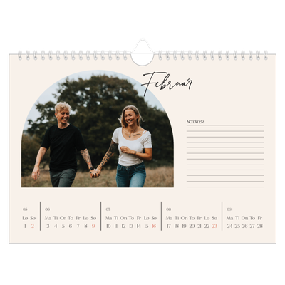 Fotokalender A4 — Buet bilderamme [Februar]