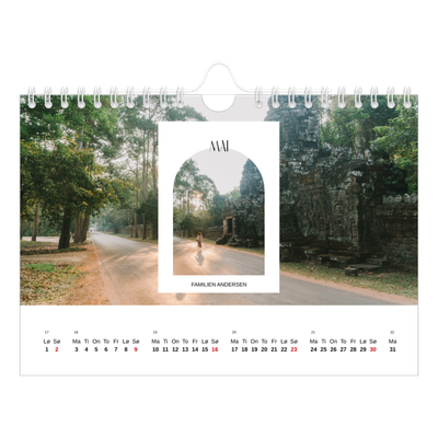 Fotokalender A5 — Den åpne buen [Mai]