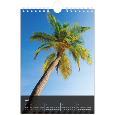 Fotokalender A5 — Transparent kalender [April]