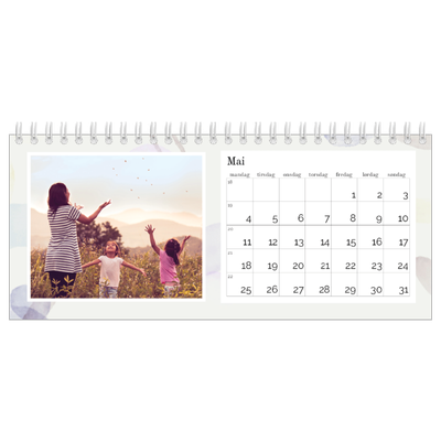 Bordkalendere — Akvarellformer [kalender-forside]