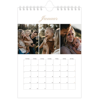 Fotokalender A5 — Elegant kalender