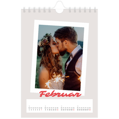 Fotokalender A5 — Signert trykk [Februar]