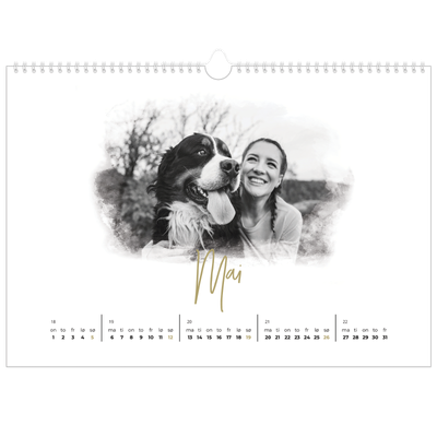 Fotokalender A3 — Diffuse bilderammer [Mai]