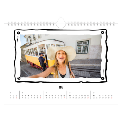 Fotokalender A4 — Albumøyeblikk [kalender-forside]