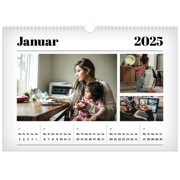 Fotokalender A3 — Avisstil