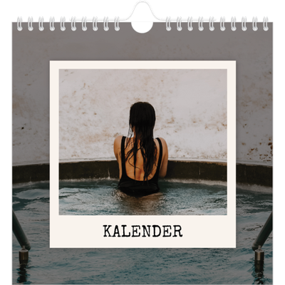 Månedskalender kvadratisk — Portrettredigeringen [kalender-forside]