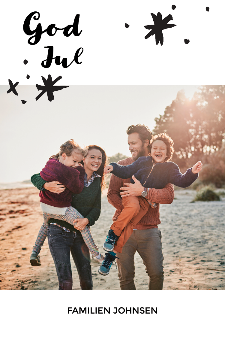 Fotokort — Håndskrevet