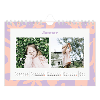 Fotokalender A5 — Lek med mønster