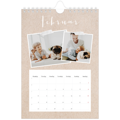 Fotokalender A5 — Scrapbook kalender [Februar]