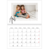 Fotokalender A4 dobbel (30 x 40 cm) — Transparente rammer [April]