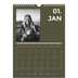 Fotokalender A4 (20 x 30 cm) — Moderne og dristig [Januar]