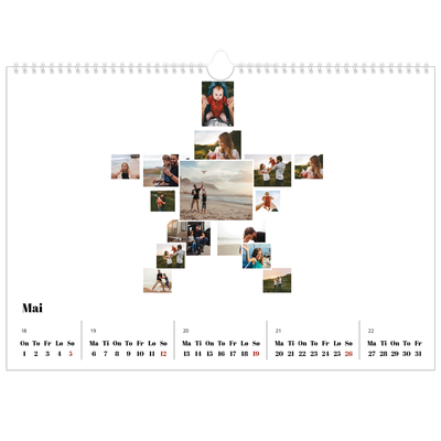 Fotokalender A3 — Collage shapes [kalender-forside]