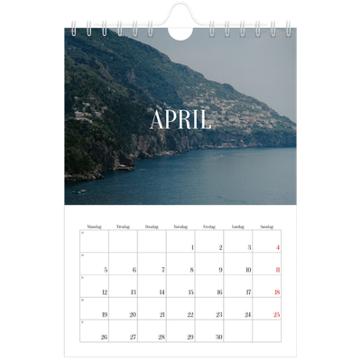 Fotokalender A5 — Endeløs flukt [April]
