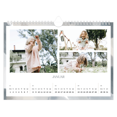 Fotokalender A4 — Penseleffekt [Januar]