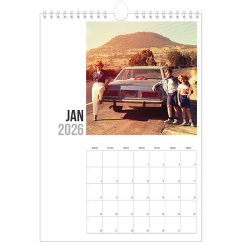 Fotokalender A4 — Forkortet tekst