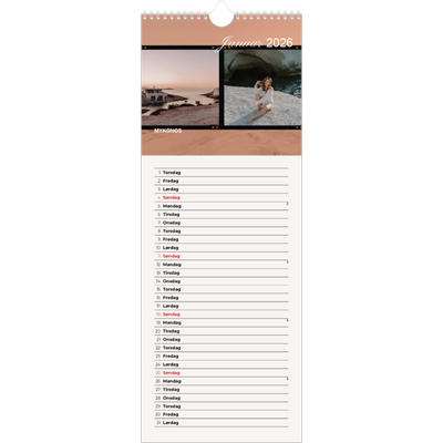 Fotokalender smal  — Eventyrlyst [productPages.calendar.imageAltTags.january]