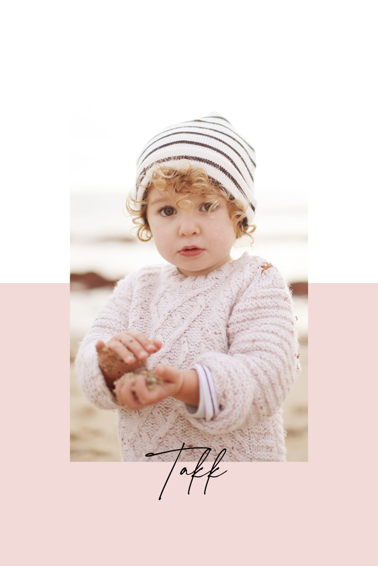 Takkekort — Rosa takk