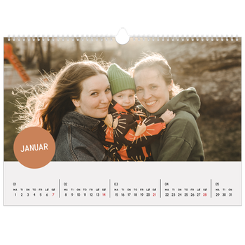 Fotokalender A3 — Fotoklistremerke