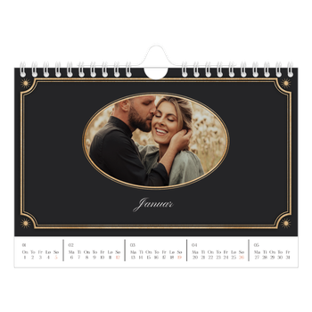 Fotokalender A5 — Vintage klassisk