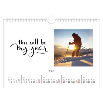 Fotokalender A4 — Sitater