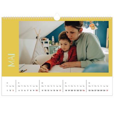 Fotokalender A3 — Fargerik kalender [kalender-forside]