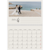 Fotokalender A4 dobbel (30 x 40 cm) — Initialer i blomst [Januar]