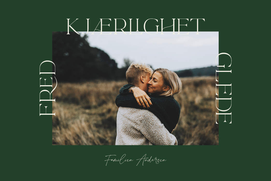 Fotokort — Fred, kjærlighet og glede