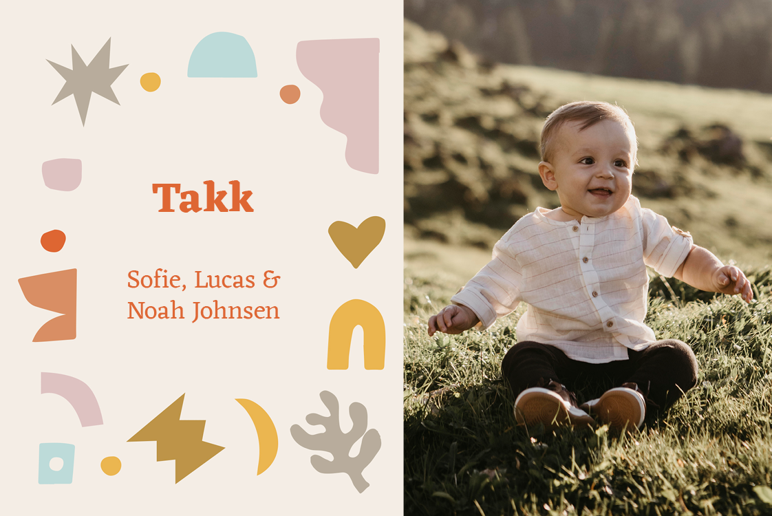 Takkekort — Papirdekorasjon