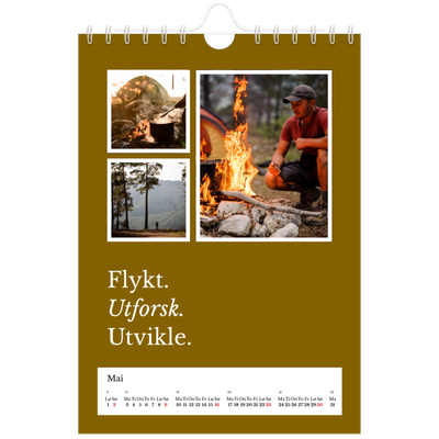 Fotokalender A5 — Redaksjonell Jord [Mai]