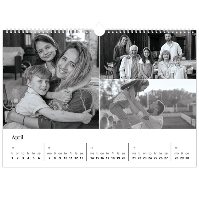 Fotokalender A3 — Bilder i fokus [April]