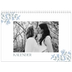 Fotokalender A4 dobbel (30 x 40 cm) — Elegant blomstret [kalender-forside]