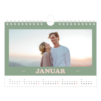 Fotokalender A5 — Retro rammer