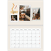 Fotokalender A4 dobbel (30 x 40 cm) — Vintage scrapbooking [April]