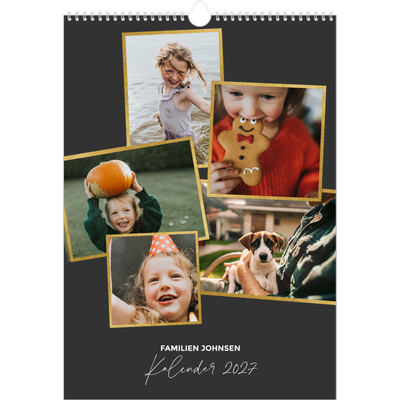 A3 Månedskalender — Gode minner [kalender-forside]