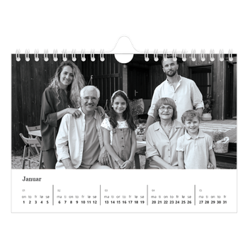 Fotokalender A5 — Bilder i fokus