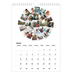 Fotokalender A4 (20 x 30 cm) — Collage shapes [Januar]