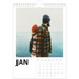 Fotokalender A4 (20 x 30 cm) — Hvit kalender [Januar]